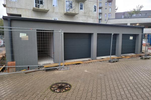 Novostavba garáží MZE, Liberec